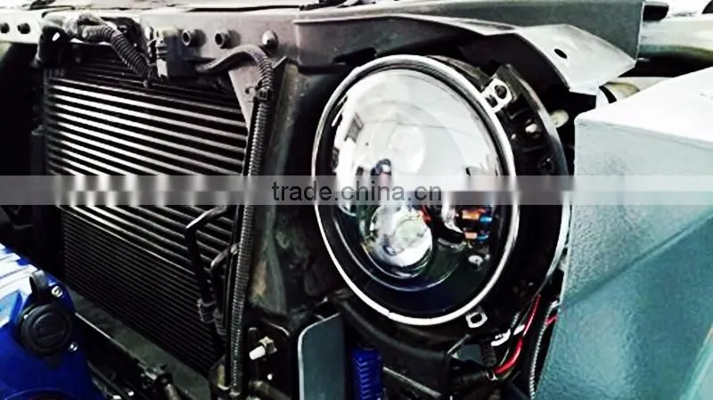 7 Inch Round Daymaker LED Headlight Mounting Bracket Ring for 07-16 Jee-p Wrangler JK Harley Davidso-n Motorcycle