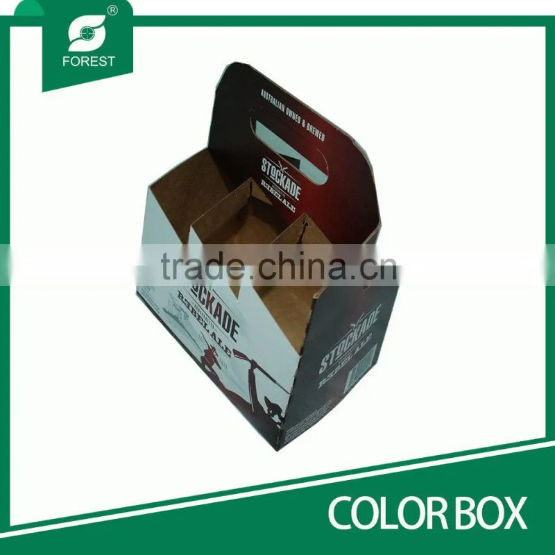 FREE SAMPLE CORRUGATED COLOR HOLDERS FOR PACKING MILK WITH HANDLE