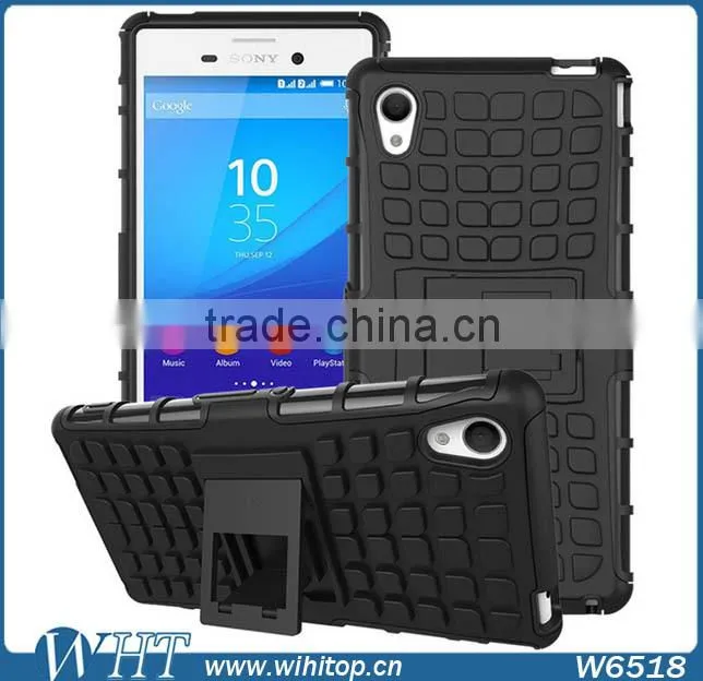 Slim Armor Case for Xperia M4 Aqua, Shockproof Silicone Case for Xperia M4 Aqua