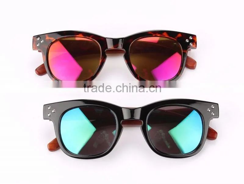 JMP626 Plastic Kids Wood Sunglasses