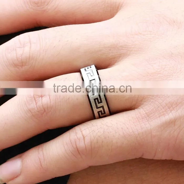 Best Sale Classic Men Ring Greek Style Rings
