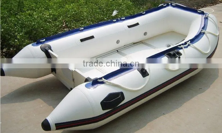 (CE) PVC material optional floor color fold rigid hull inflatable boat