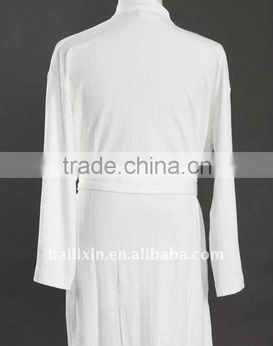 100% cotton hotel terry bathrobe