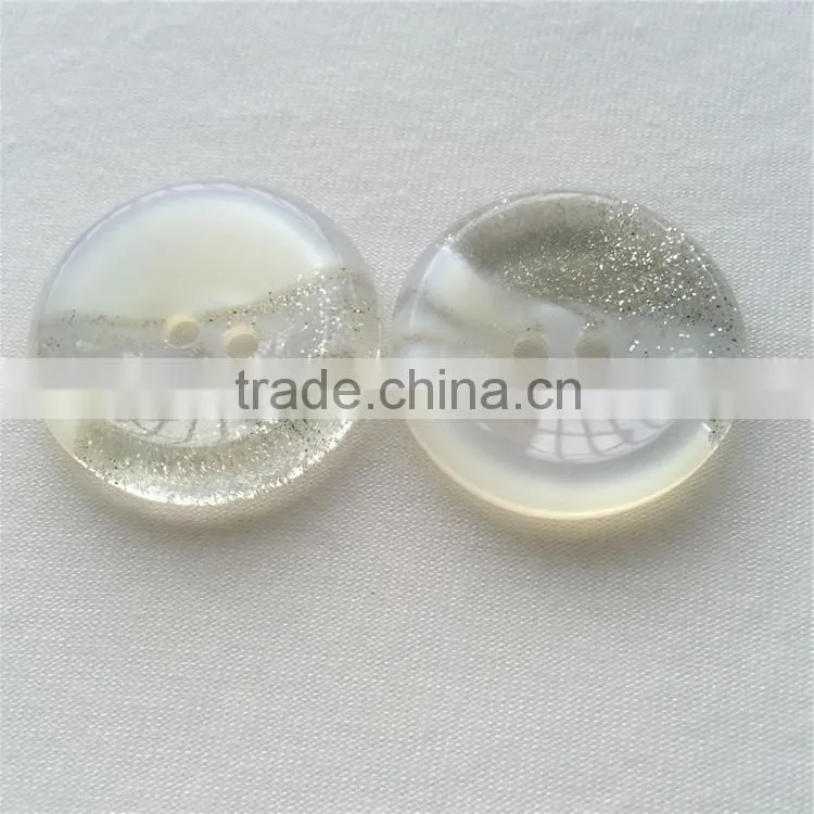 New design round resin button, pure DIY custom pearl button