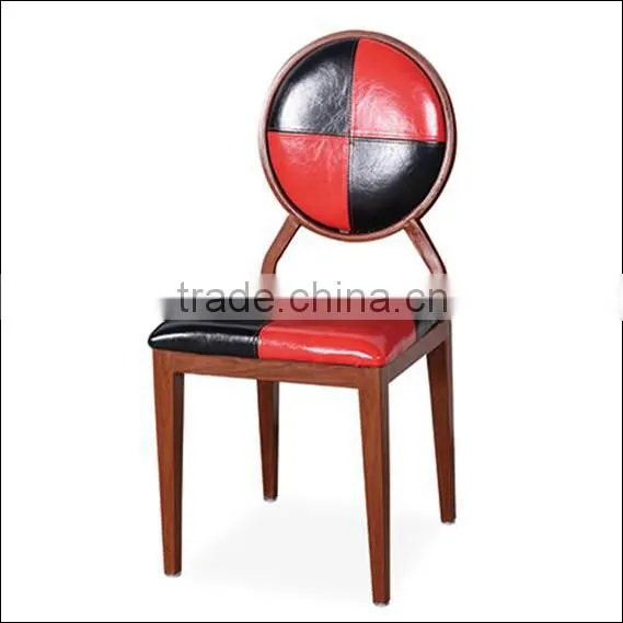 Popular round back cozy leisure modern living room chairs leather