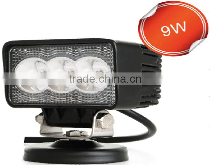 9W LED working light,Auto LED work light LED tractor working lights,9W LED Work Light, Auto Off Road Vehicle lamp,Truck, 4WD
