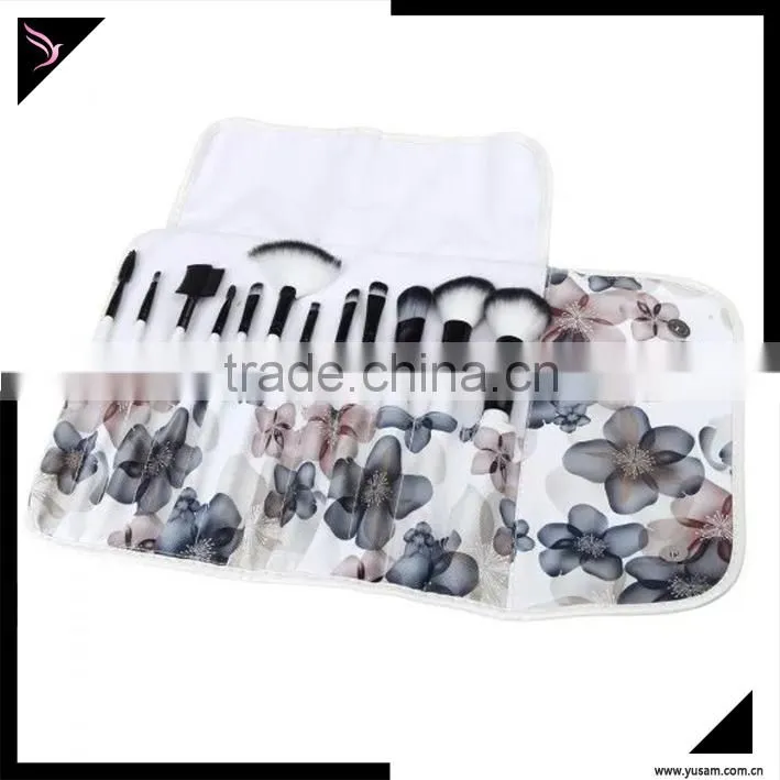 White color 19 pcs personalized makeup brush kit