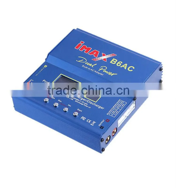80W iMAX B6AC B6 AC Dual Power LCD Control Digital Lipo Lipro NiMH 3S/4S/5S RC Battery Balance Charger Batteries Discharger EU/A