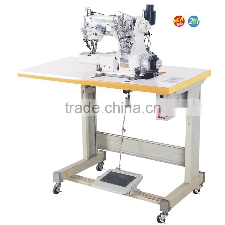 Auto thread trimmer Device with coverstitch machine(with servo DD motor)