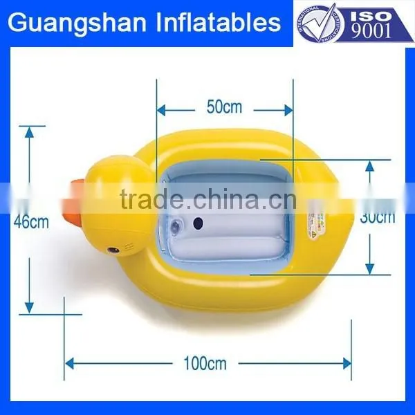 Inflatable Plastic Duck Bath Pool For Kids