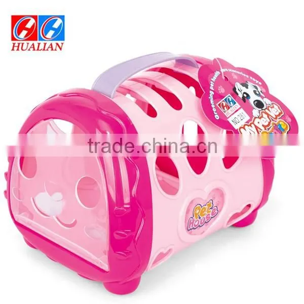 2016 new baby toys pet plastic carriers set kids toys eduation
