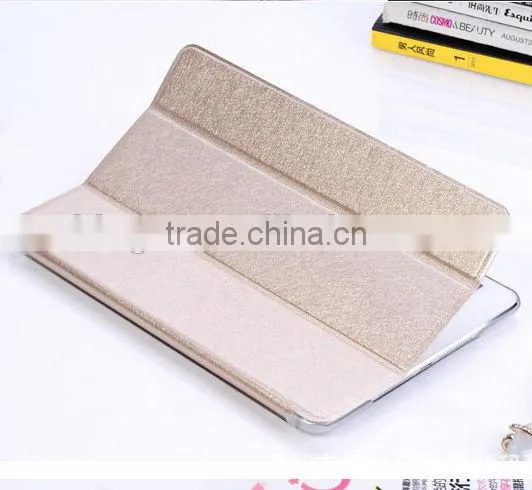 PU leather three folder best for ipad air case D0110
