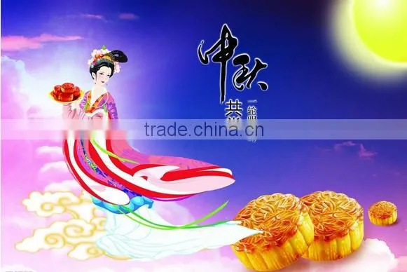 500-2 fenghuang design big plastic moon cake mold set for Chinese traditional food