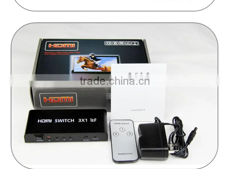 Vision newest 4K HD switch 3x1 hdmi