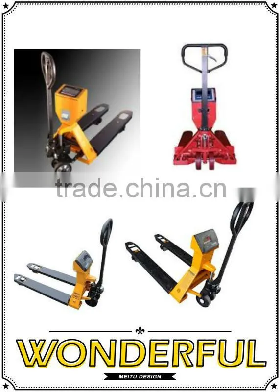 weigh scale hand pallet trucks