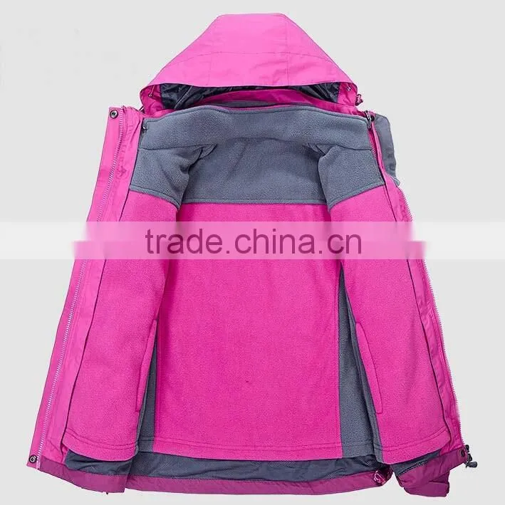 Custom Lady 3 in 1 Waterproof Sports Camping Wear