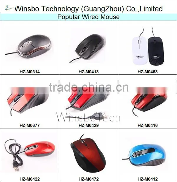 fashion design optical wired mouse