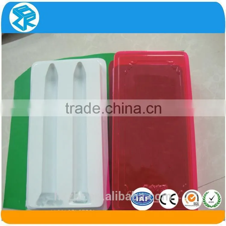 Luxury small clear plastic candle packaging boxes