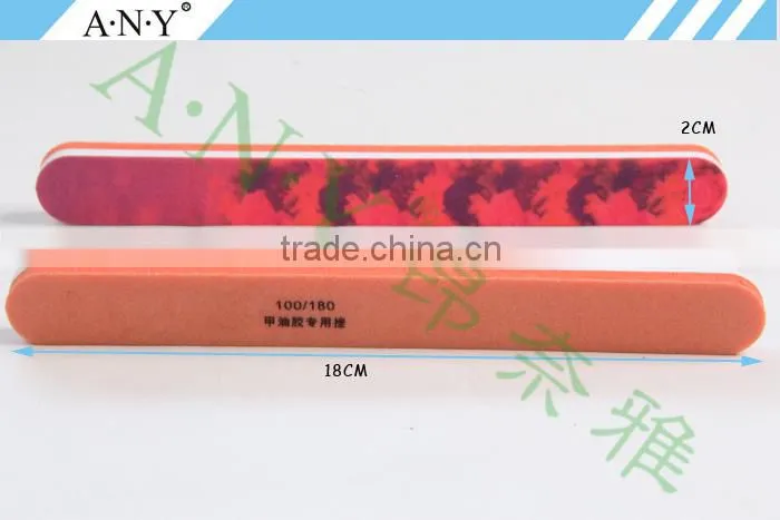 Professional Nail Care Tools Sponge Colour Nail File Emery Sand