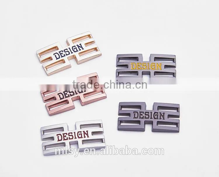 Blank printing logo brand shirts label to sew Brightness E2-80034