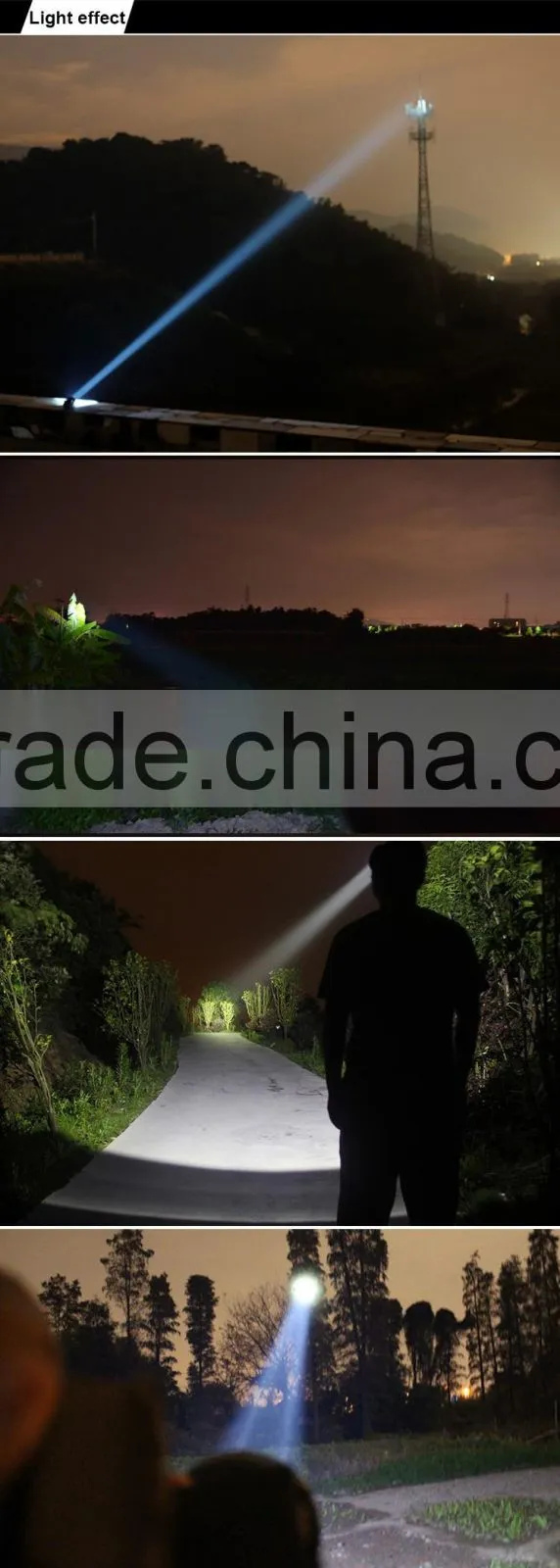 2016 super brightness emergency light rechargeable led searchlight portable high power led hand held search light for household