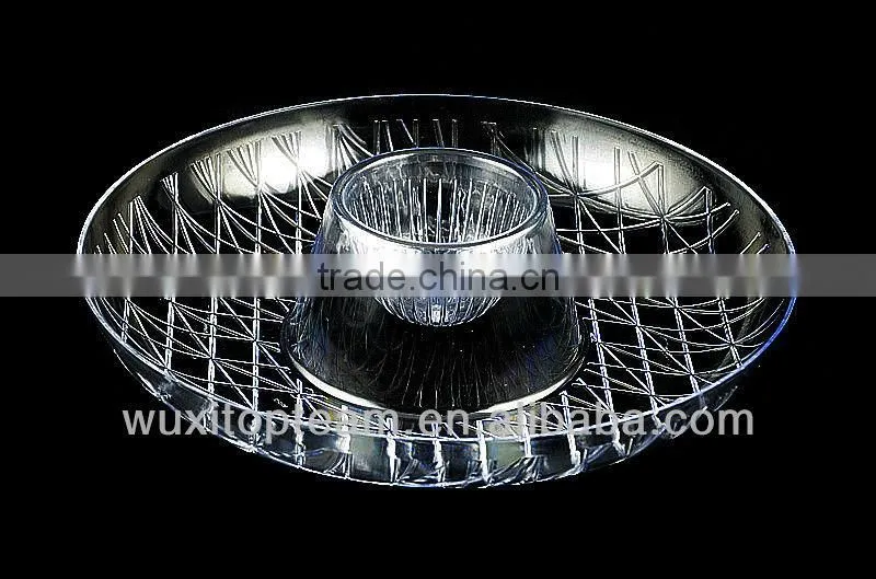 Plastic Round Tray Plastic Tray with Sections