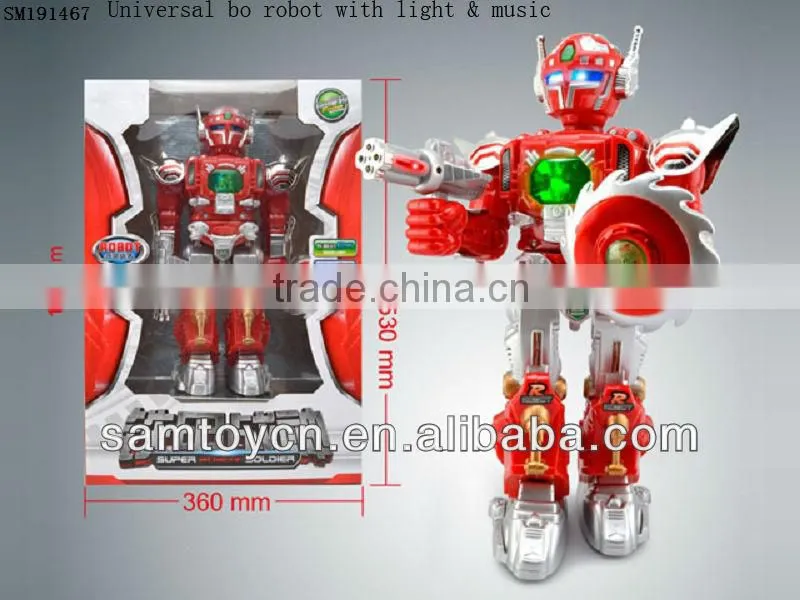 Universal b/o robot toy,battery operated robot