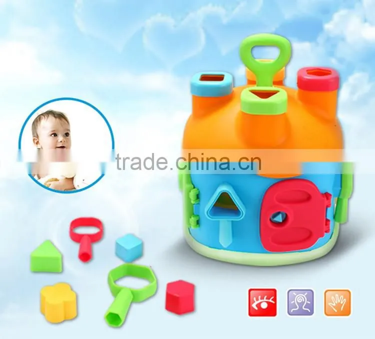 Kids building blocks educational plastic play house toy