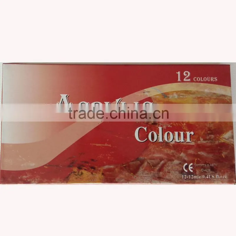 12ml 24color acrylic paints for kids