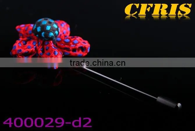 2016 New arriving spot flower,six color cloth lapel pin c1-d6