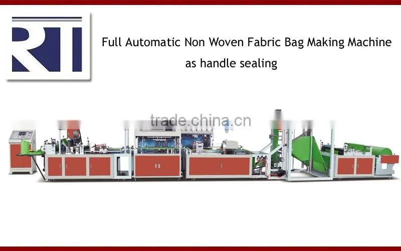 Automatic Non Woven Handle Bag Making Machine Factory