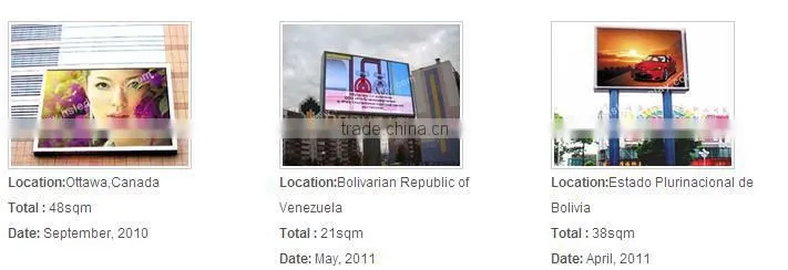 Outdoor advertising roadside led display board p10 rgb pixel pitch video wall waterproof ip65