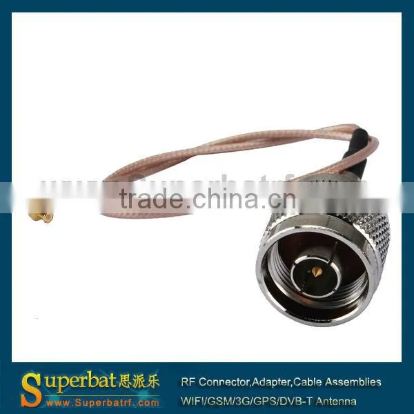 Good supplier for N male to MCX male pigtail coaxial cable rg178