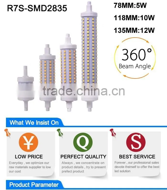 Factory price OEM/ODM led bulb r7s 78mm