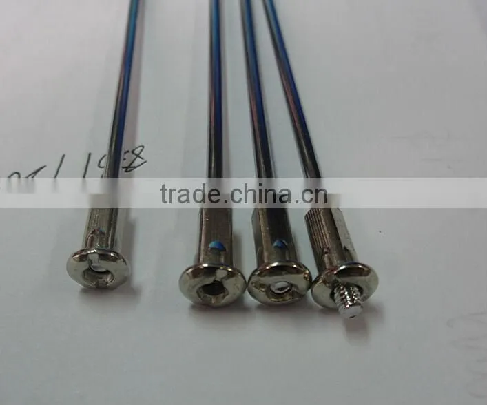 2.50x17 and 3.00x17 CD70 90 Degree Motorcycle Chromed Spoke Nipple