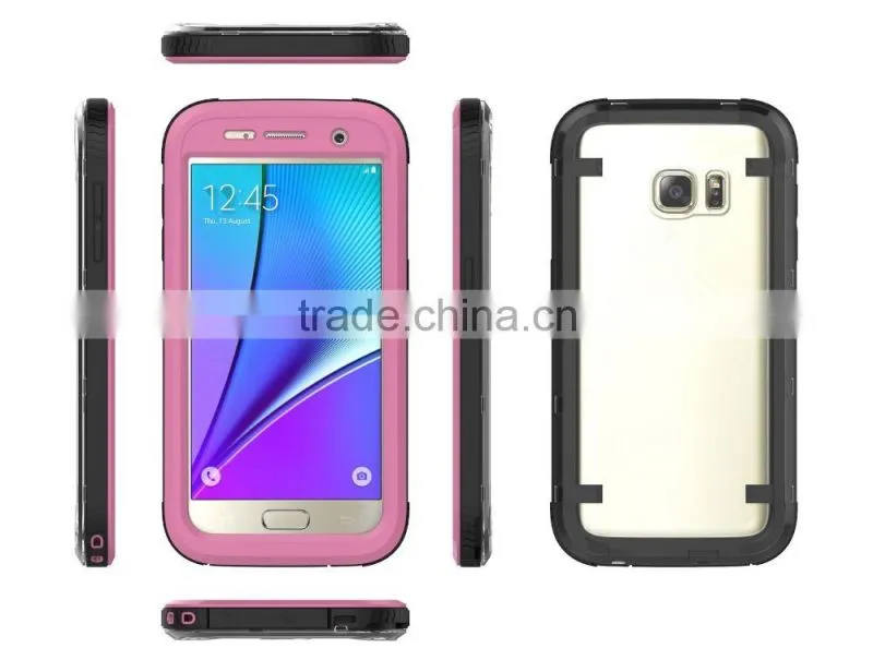 Waterproof Mobile Phone Case Cover with Fingerprint For Samsung Galaxy S7