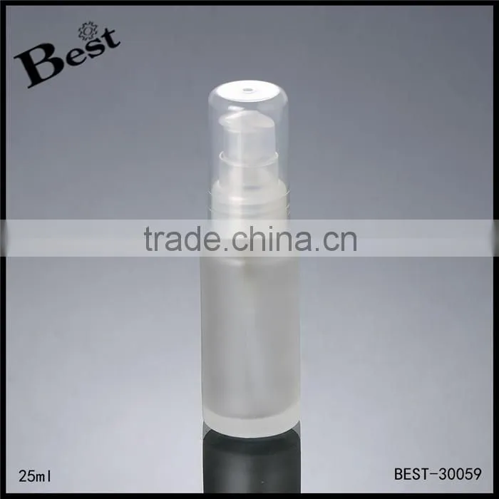 20ml lotion glass bottle china supplier pump glass bottle
