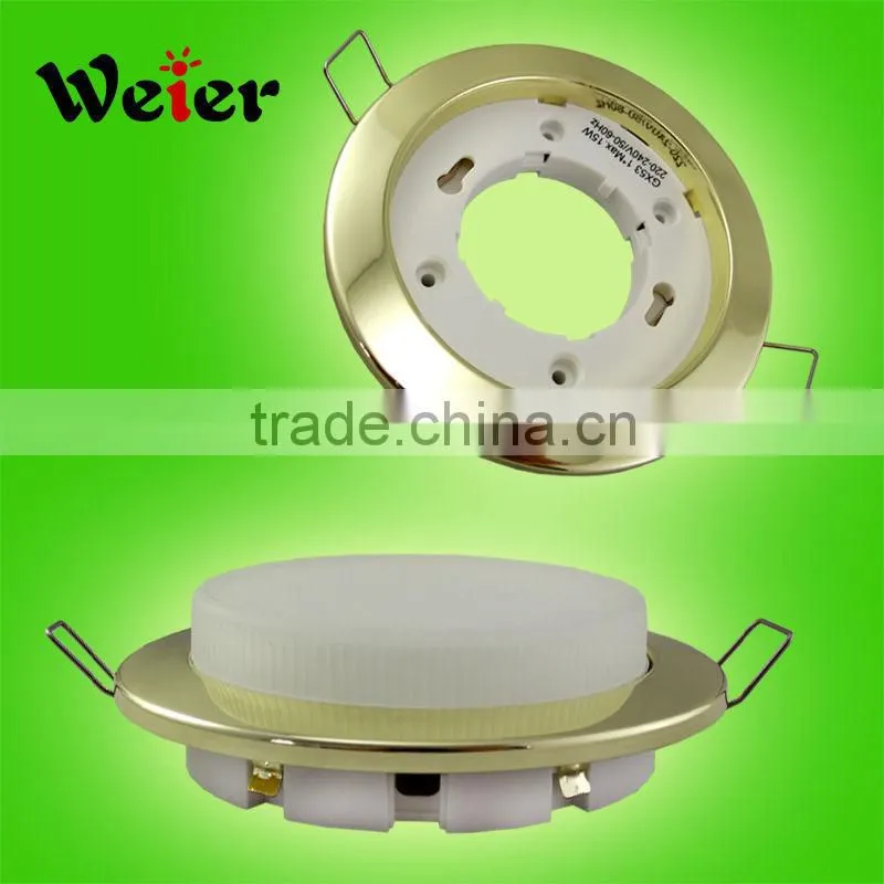 8W GX53 2835 40 SMD LED With Glass Cover