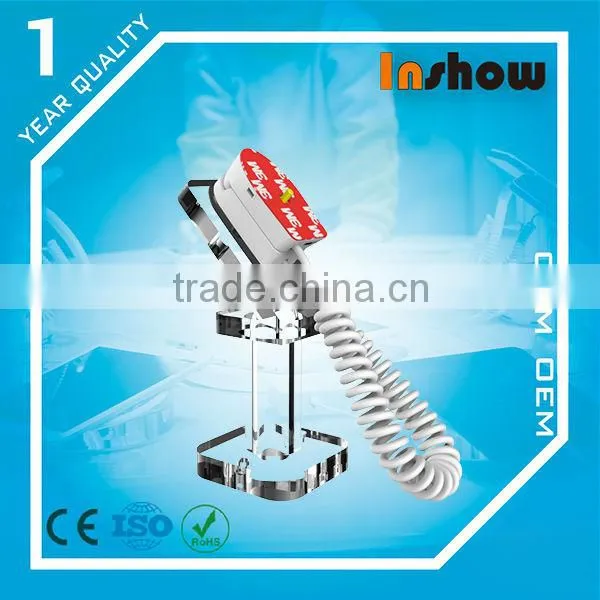 Glass mobile phone showcase mobile phone security display