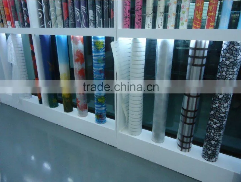 Gold color shiny PVC self adhesive films