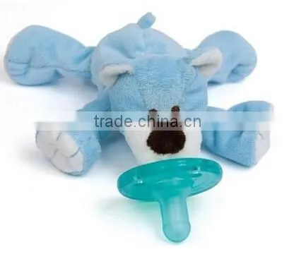 animal pacifier,animal deer pacifier,plush deer animal pacifier