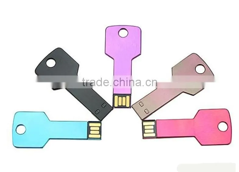 Metal key flash drive, key u disk