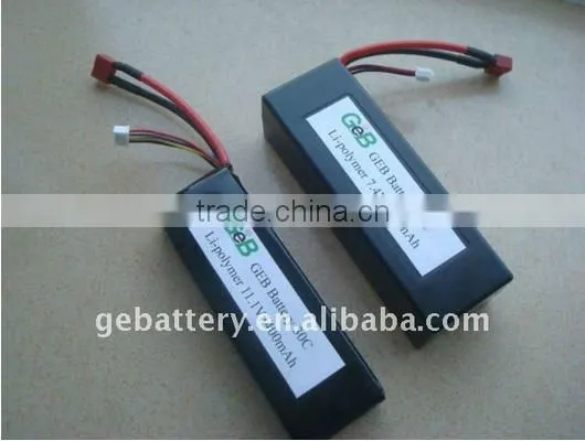 RC Helicopter Li-polymer Battery Pack 25C High Rate Lithium ion Batteries Manufacture China