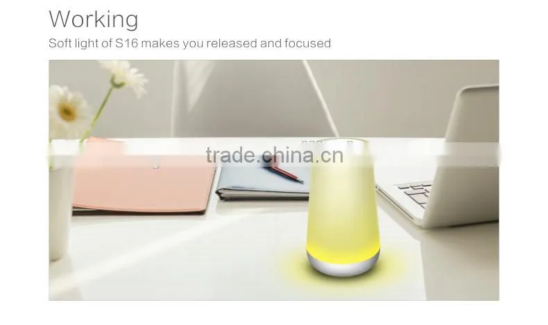 Bluetooth Speaker LED RGB Lamp Smart APP Touch Buttons