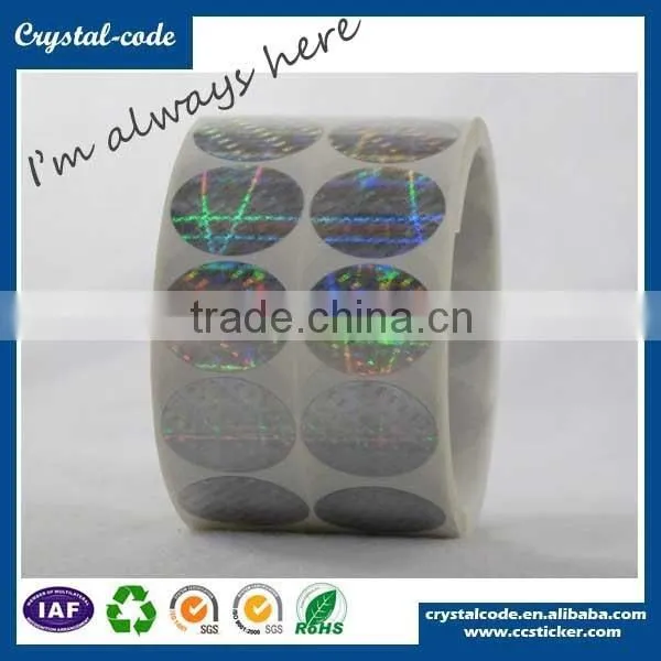 High quality customized 3d PET hologram sticker