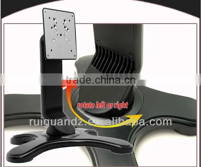 Heavy duty 10-29inch rotate monitor stand for touch screen coffee table