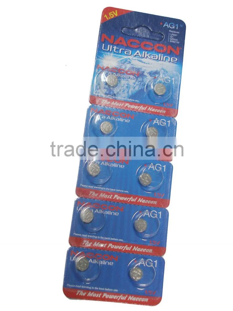 Naccon AG1 j Button cell 1.5v 13mAh