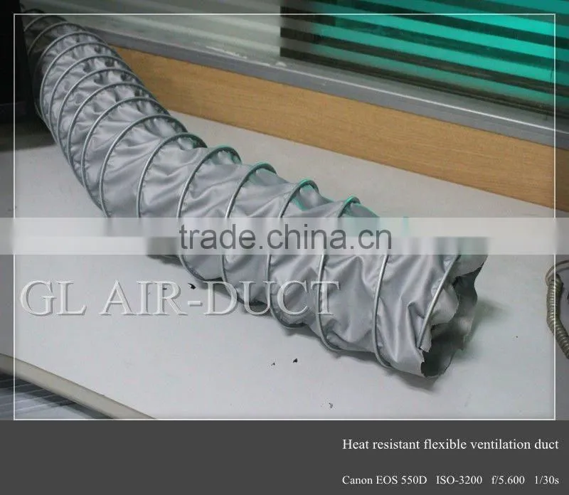 High temperature flexible duct