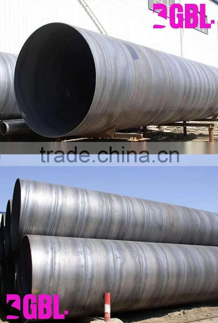 hyundai welding corrugated spiral 1000 mm diameter steel pipe