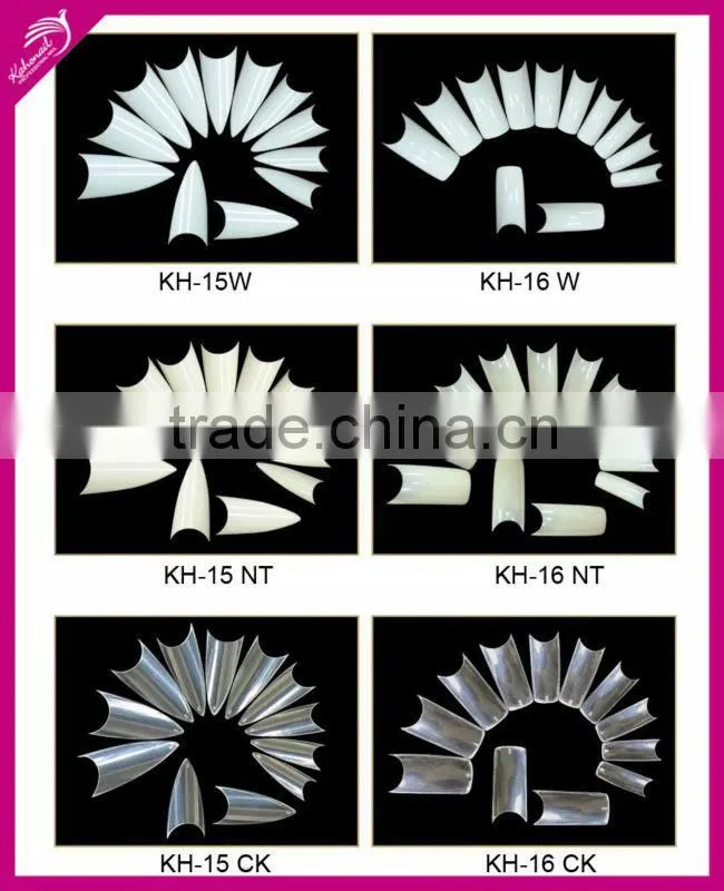 wholesale different styles of acrylic nail tips 70pcs 100pcs 200pcs 500pcs box